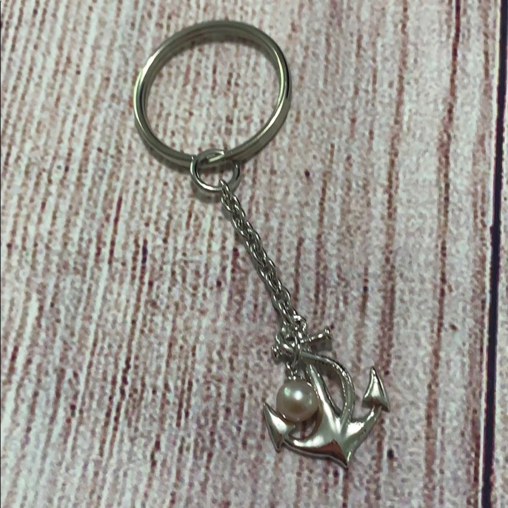 Vantel Pearls ANCHORS AWAY KEYCHAIN